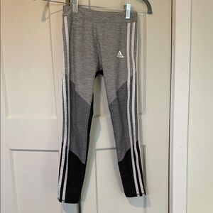 Adidas Kids Two-Tone Gray Leggings